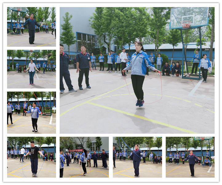 伴隨跳繩擦過地面的清脆聲，盡情展現(xiàn)著運(yùn)動員們的輕盈風(fēng)姿