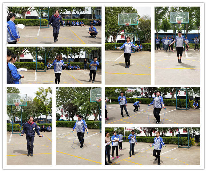 伴隨跳繩擦過地面的清脆聲，盡情展現(xiàn)著運(yùn)動員們的輕盈風(fēng)姿