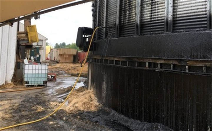 當(dāng)時的火災(zāi)現(xiàn)場