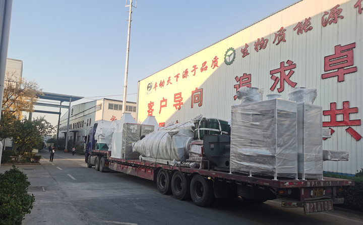 秸稈制粒機準備發往新疆阿克蘇