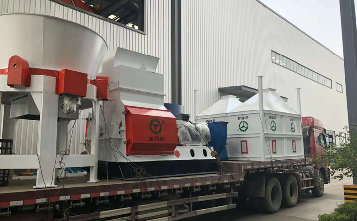 旋切機裝車完成