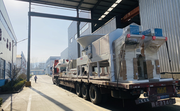 秸稈顆粒機即將發往內蒙古