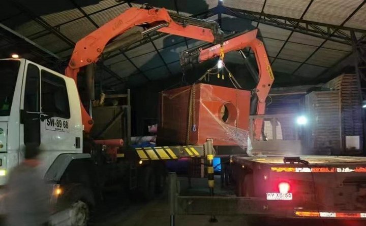 秸稈顆粒機生產線已到達智利 秸稈顆粒機生產線已到達智利