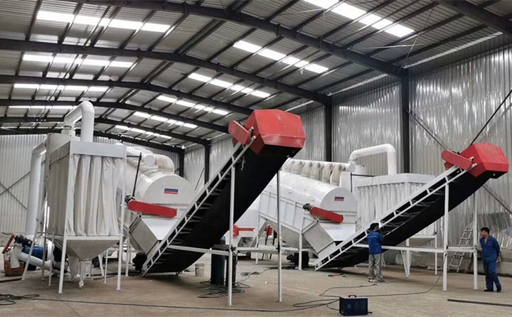 玉米秸稈顆粒機生產線 玉米秸稈顆粒機生產線