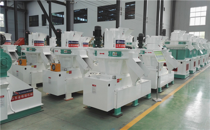 小型秸稈顆粒機車間展示 小型秸稈顆粒機車間展示