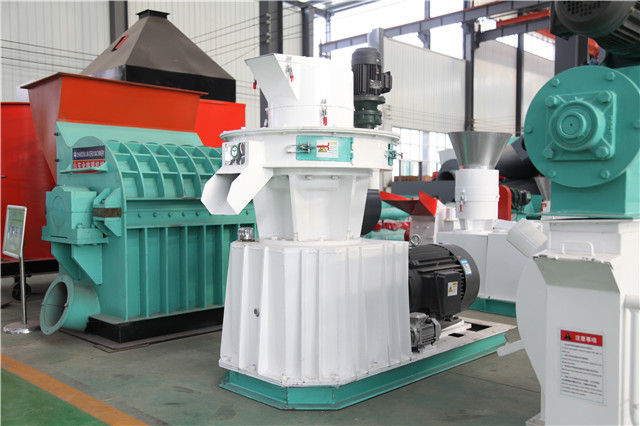 小型秸稈顆粒機車間展示 小型秸稈顆粒機車間展示